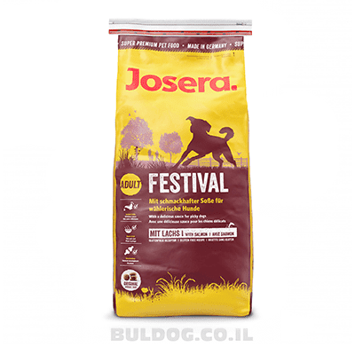 מזון לכלבים בוגרים ג’וסרה פסטיבל סלמון 15 ק”ג