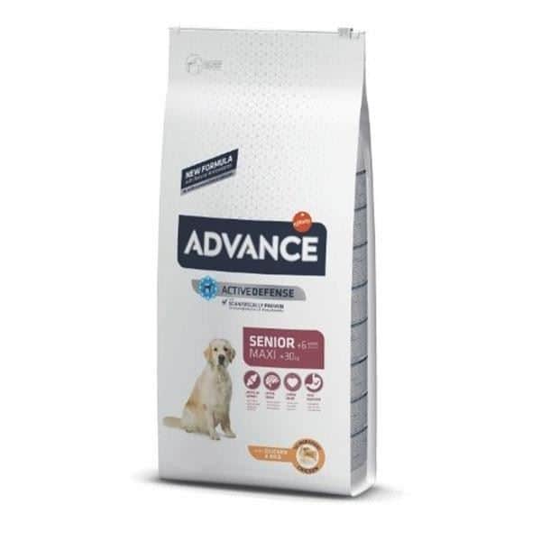 אדוונס מזון יבש לכלב מבוגר מגזע גדול עוף 6+ 14 ק"ג Advance Chicken&Rice Formula Dry Food For Large Adult 6+ Dog