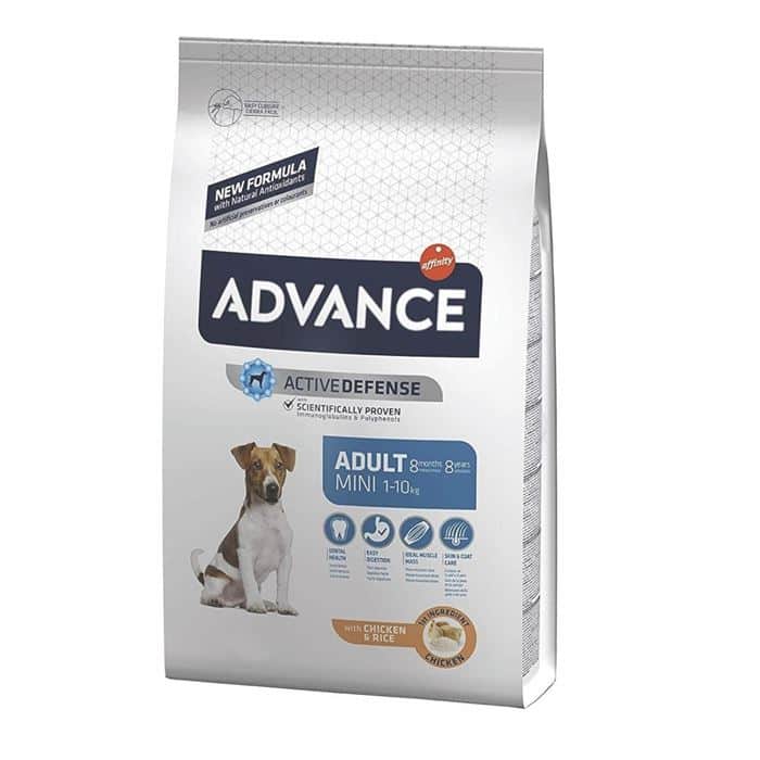 אדוונס מזון יבש לכלב בוגר מגזע קטן עוף 7.5 ק"ג Advance Chicken&Rice Formula Dry Food For Small Adult Dog