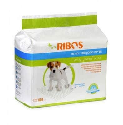פדים לאימון גורים 100 יח' - Ribos