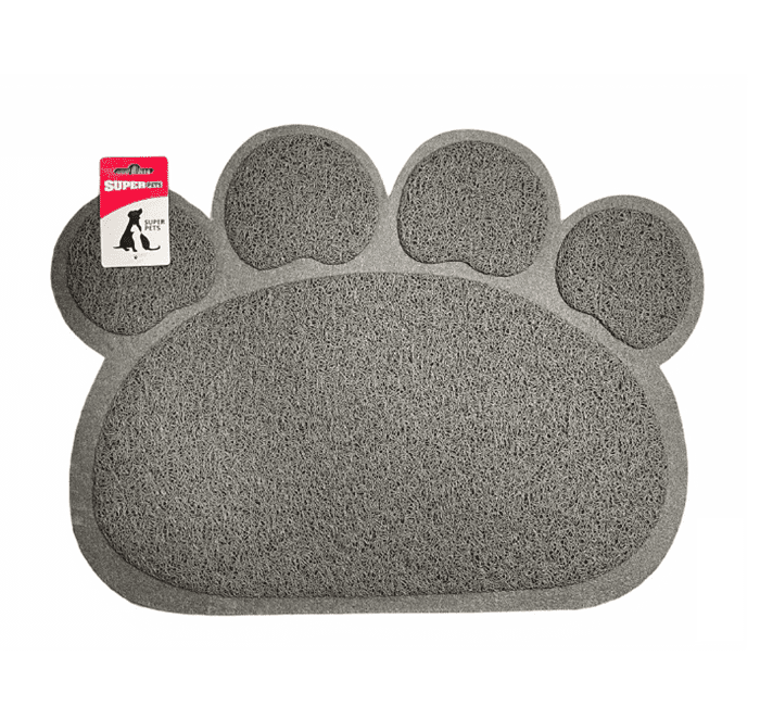 שטיחון לרגלי החתול בצורת כף רגל SUPER PETS