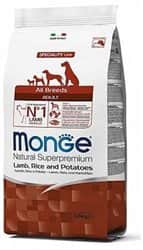 מונג, מזון יבש לכלבים בוגרים כבש 12 ק"ג Monge