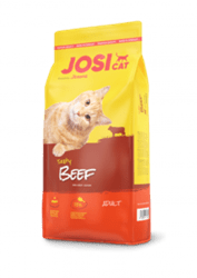 ג'וסי קט במשקל 18 ק"ג - מזון יבש לחתולים בוגרים בטעם בקר