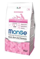 מונג' מונופרוטאין לכלב בוגר 2.5 ק"ג חזיר